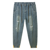 Jean Harlan fin vintage jaune grande taille pour homme